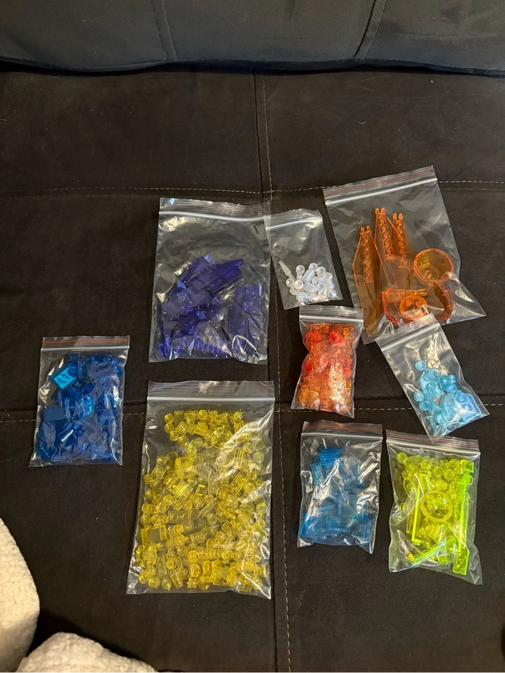 Assorted Lego blocks translucent - Multicolor
